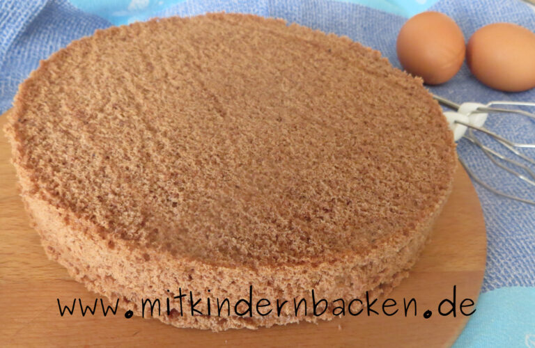 Biskuitboden F R Torten Mit Kindern Backen Tortenboden