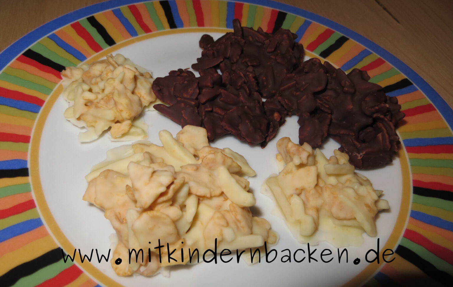 Schokocrossies mit Mandeln - Mit Kindern backen - Plätzchen