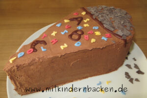 Motivkuchen Schultüte zum Schulanfang mit Canache