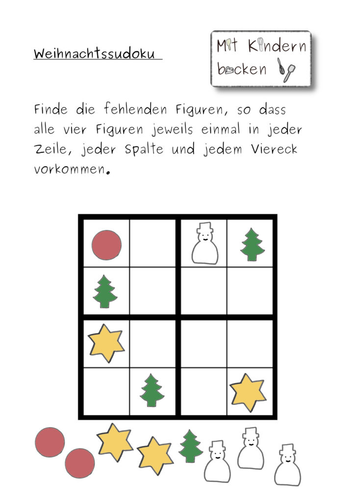 4x4 Sudoku für Kinder