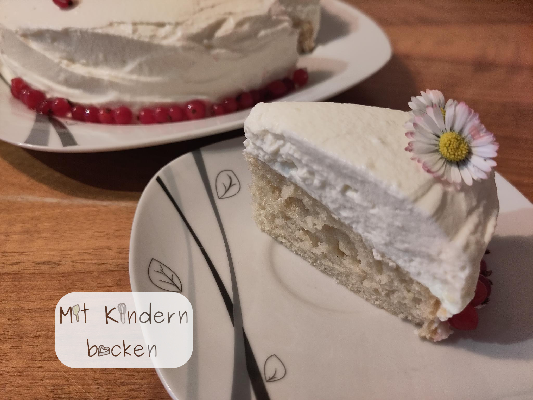 Käse-Sahne-Torte ohne Gelatine - Mit Kindern backen