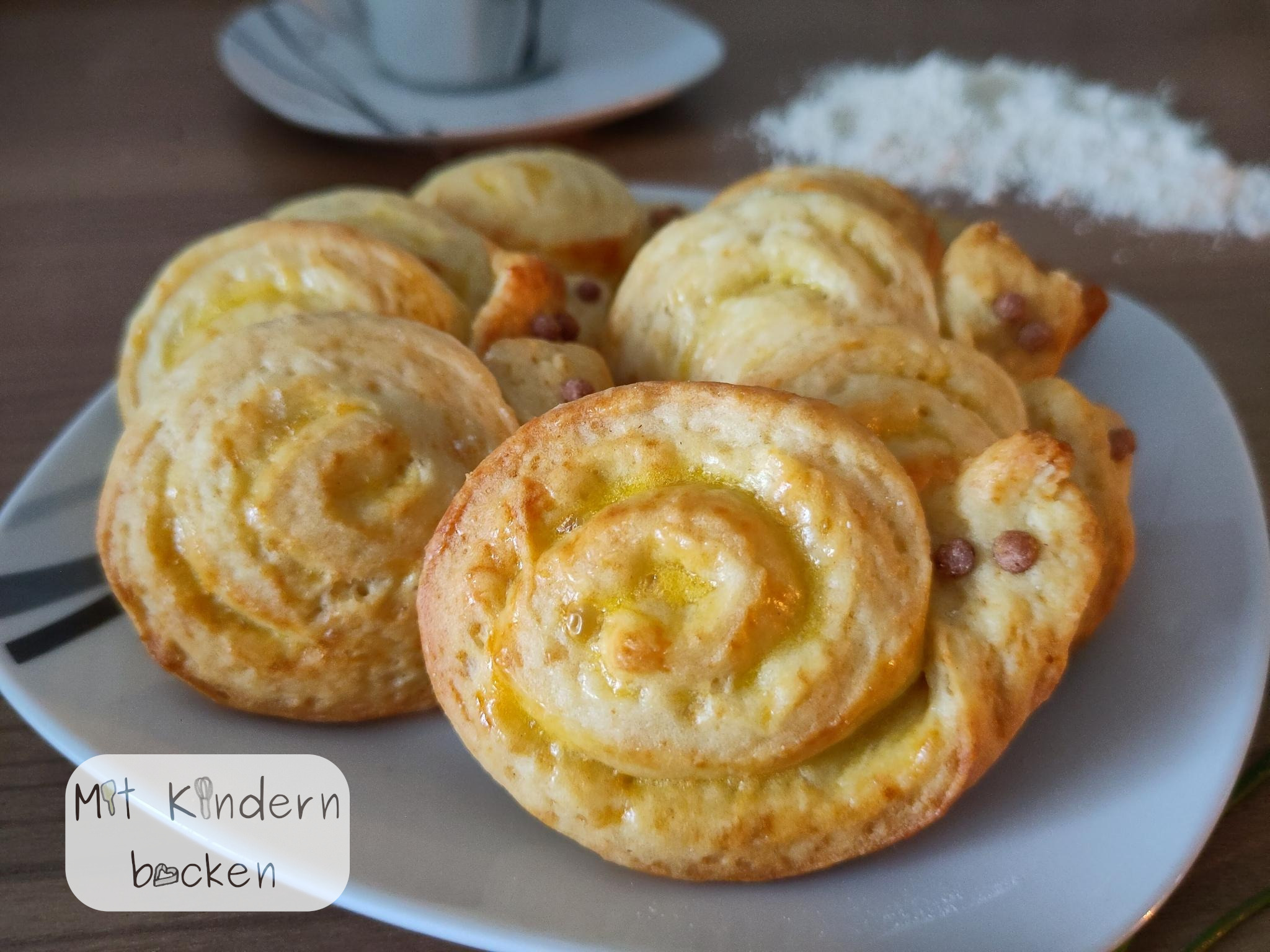 Quarkschnecken aus Quark-Öl-Teig - Mit Kindern backen