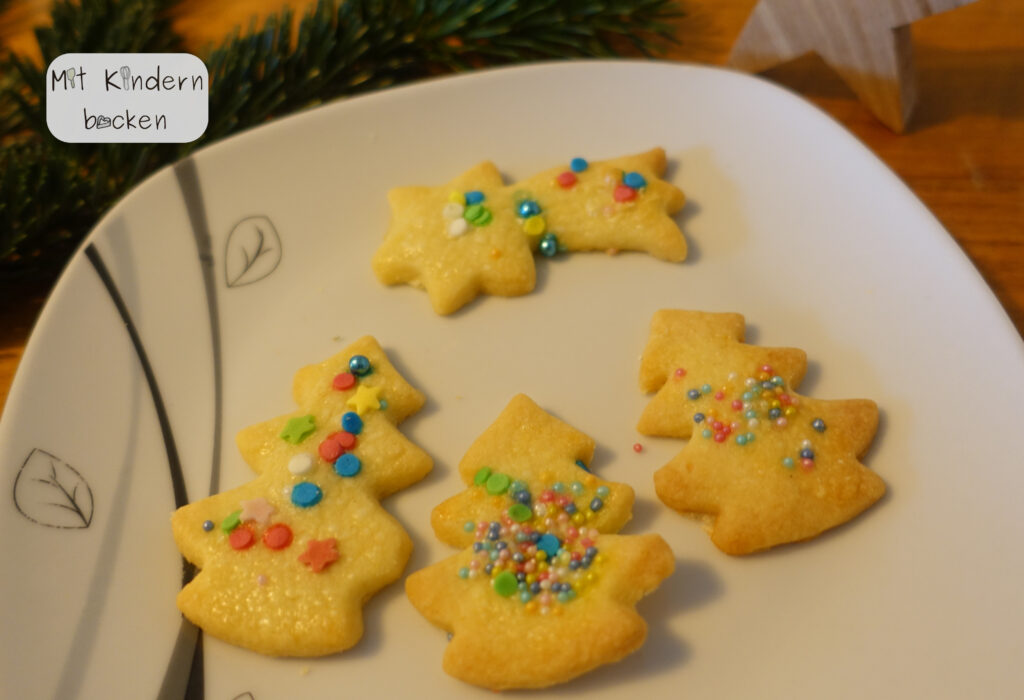 Mürbteigplätzchen mit Streuseln